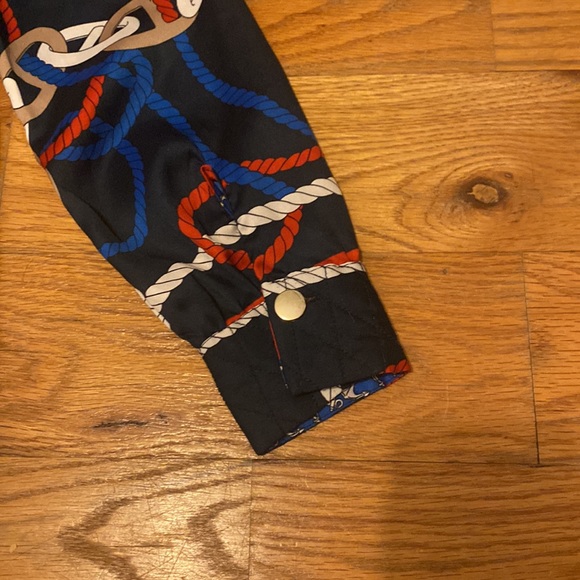 NWT ZARA XS Button Front Nautical Dress - Picture 11 of 15